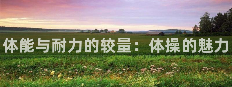 J9官网下载平台注册：体能与耐力的较量：体操的魅力