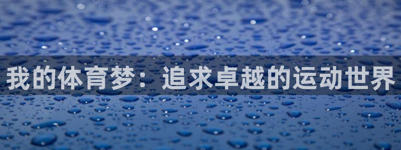 J9官网下载平台注册流程图：我的体育梦：追求卓越的运